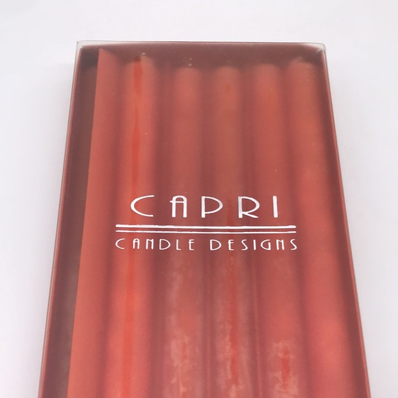 CAPRI Candle Design-Box of Six (6)—11.50” Long Scented Colored Candles - Picture 2 of 4